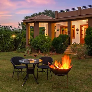 Villa Stayvista's Wildwood Canopy - Forest-view, Pet-friendly With Lawn & Indoor-outdoor Games *