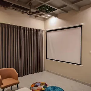 Holiday home Saiba Outhouse- 4 Bed Room- Pool- Theatre- Partyhall- Garden & Terrace Sitting Area Jaipur
